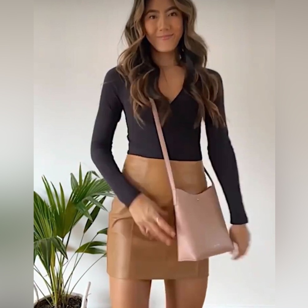 NEW Samara Medium Vegan Leather Shoulder Bag